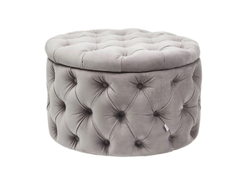 DESIRE - Storage tufted fabric pouf by KARE Design - view 2